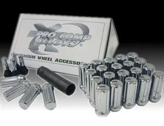 Pro Comp Wheels 11138  Wheel Installation 6 Lug Kit  60 Degree Conical Seat Acorn With 24 Chrome Plated Lug Nuts